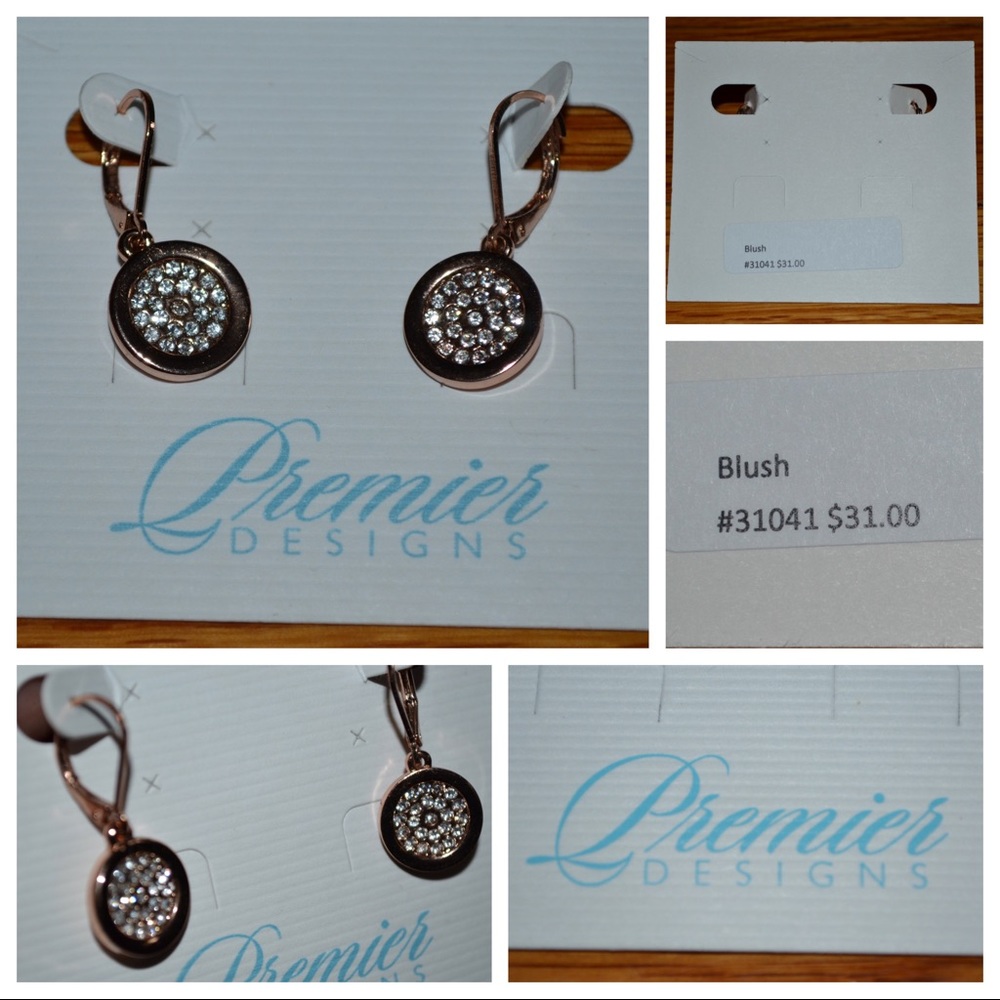 Premier Designs Blush #31041 earrings - NEW